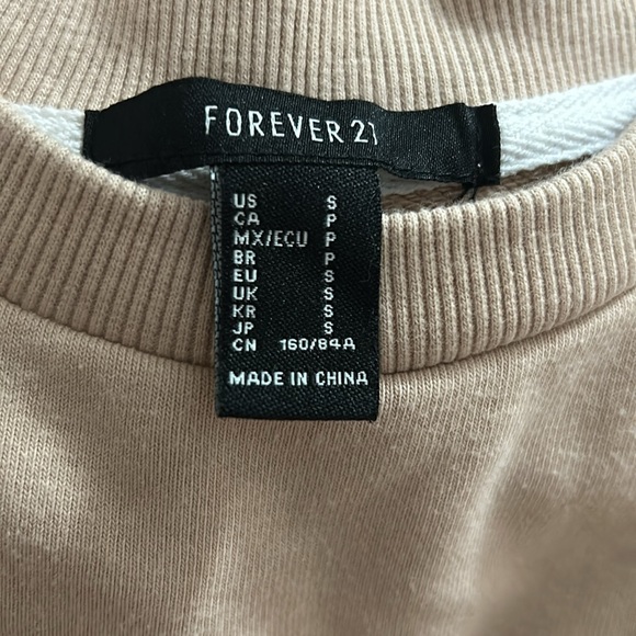 Baggy Beige Forever 21 Sweater (Size Small) - Picture 3 of 3